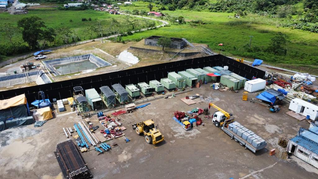 A drone view of an ADA jobsite